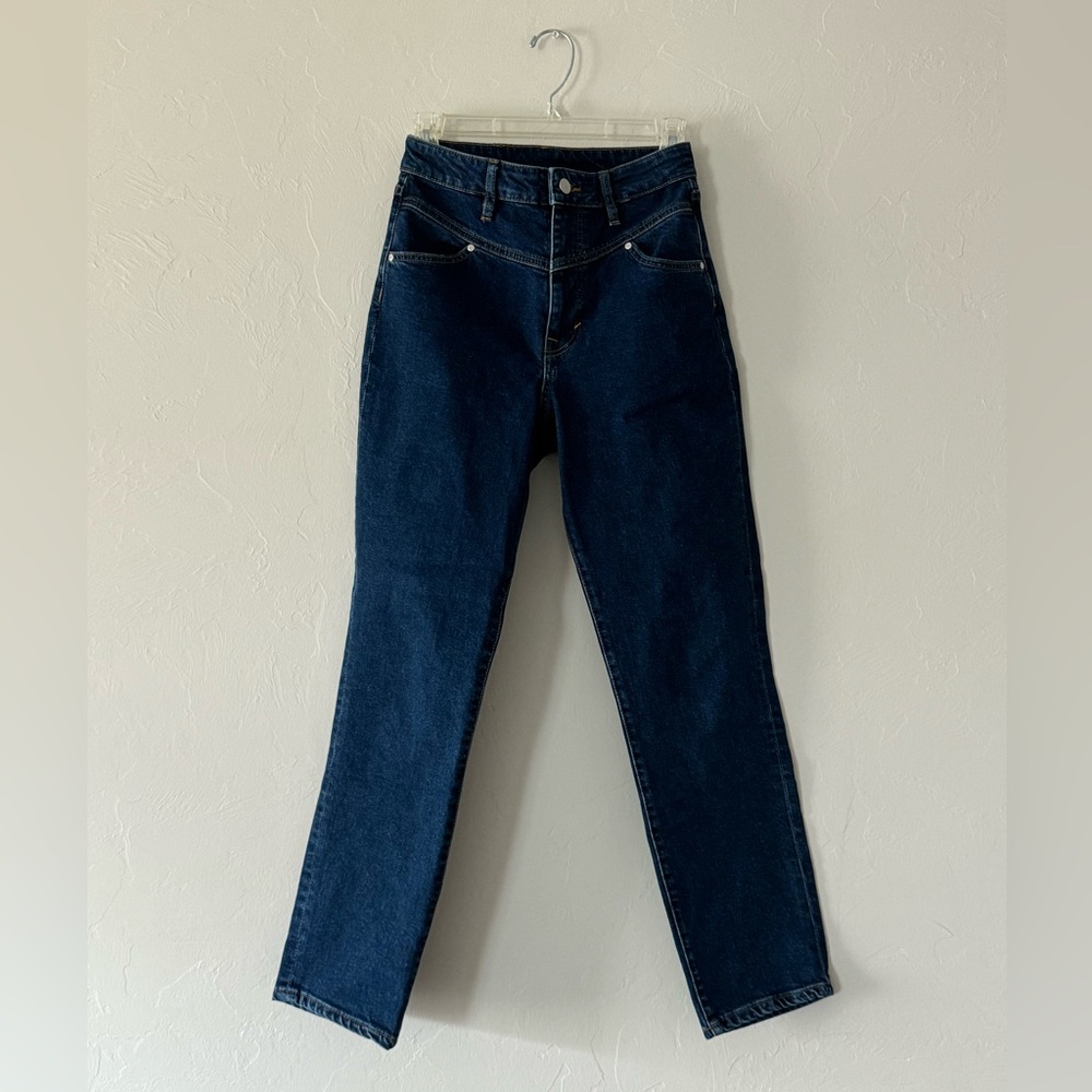 H&M ultra waist high mom jeans